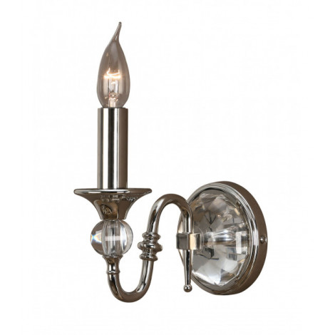 Applique Polina, nickel et cristal|Appliques murales|Luminaire Center