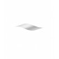 Applique Rizz, aluminium et PPMA, blanc mat, 50 cm|Appliques murales|Luminaire Center