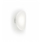 Applique Skata, acier et verre opale, blanc mat|Appliques murales|Luminaire Center