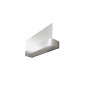 Applique Flat, zamak et verre, nickel, 25 cm|Appliques murales|Luminaire Center