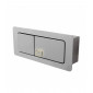 Applique encastrable Esatk, Aluminium gris|Appliques murales|Luminaire Center