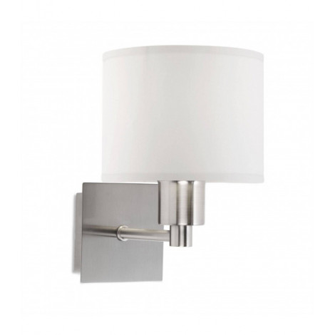 Applique Lyon, nickel satiné, sans abat jour|Appliques murales|Luminaire Center