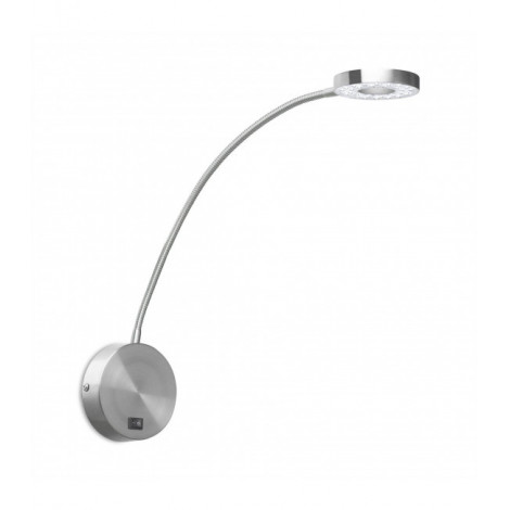 Applique Llit, Nickel satiné|Appliques murales|Luminaire Center