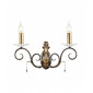Applique Amarilli, bronze / or, 2 ampoules|Appliques murales|Luminaire Center