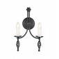 Applique Belfry, noir, 2 ampoules|Appliques murales|Luminaire Center
