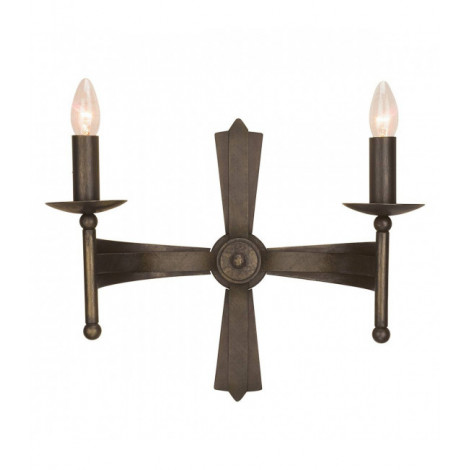 Applique Cromwell, bronze vieilli, 2 ampoules|Appliques murales|Luminaire Center