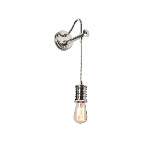 Applique Douille, nickel poli|Appliques murales|Luminaire Center