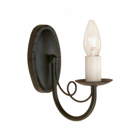 Applique Minster, noir, 1 ampoule|Appliques murales|Luminaire Center