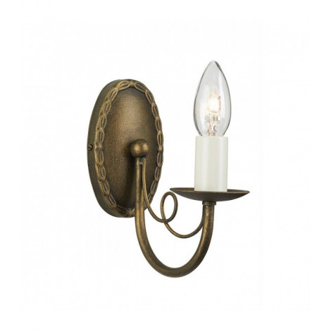 Applique Minster, noir / or, 1 ampoule|Appliques murales|Luminaire Center