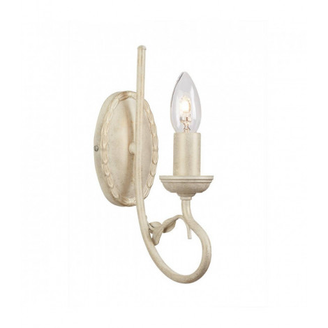 Applique Olivia, ivoire / or, 1 ampoule|Appliques murales|Luminaire Center