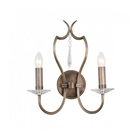 Applique Pimlico, bronze foncé, 2 ampoules|Appliques murales|Luminaire Center