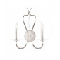 Applique Pimlico, nickel poli, 2 ampoules|Appliques murales|Luminaire Center