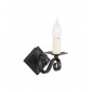 Applique Rectory 11 cm, fer forgé noir, 1 ampoule|Appliques murales|Luminaire Center