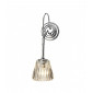 Applique salle de bain Demelza finition chrome poli et verre|Appliques murales|Luminaire Center