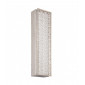 Applique Kenney, toile blanche et cadre gris doré, éclairage LED|Appliques murales|Luminaire Center