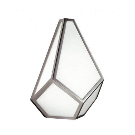 Applique Diamond, nickel poli et verre opale|Appliques murales|Luminaire Center