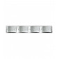 Applique Daphné, chrome poli, verre motif bulles, LED, 4 éclairages|Appliques murales|Luminaire Center