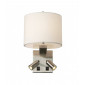 Applique Belmont, nickel brossé, abat-jour blanc, 2 LED et ampoule E14|Appliques murales|Luminaire Center