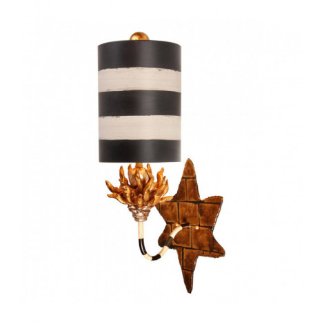 Applique Audubon, noir et or, 1 ampoule|Appliques murales|Luminaire Center