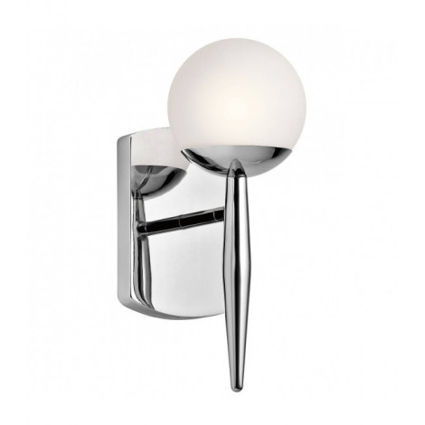 Applique Jasper, chrome poli, verre opale, LED|Appliques murales|Luminaire Center