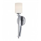 Applique Taylor, chrome poli, verre opale, LED, modèle large|Appliques murales|Luminaire Center