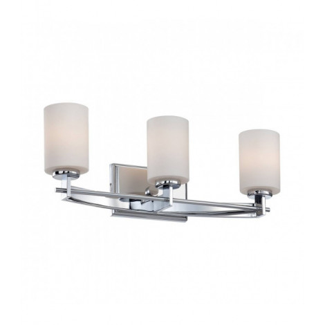 Applique Taylor, chrome poli, verre opale, 3 LED|Appliques murales|Luminaire Center