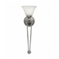 Torche Bolla, nickel brossé et verre, 1 ampoule|Appliques murales|Luminaire Center