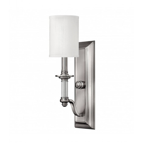 Applique Sussex, nickel brossé, 1 ampoule|Appliques murales|Luminaire Center