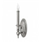 Applique Yorktown, nickel brossé, 1 ampoule|Appliques murales|Luminaire Center