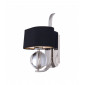 Applique Gotham, abat-jour noir, 1 ampoule|Appliques murales|Luminaire Center