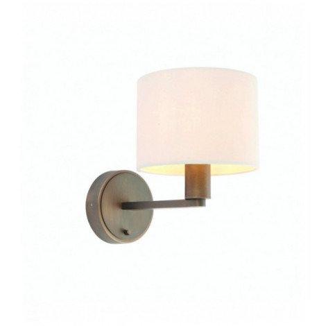 Applique Daley, bronze antique, avec abat-jour|Appliques murales|Luminaire Center