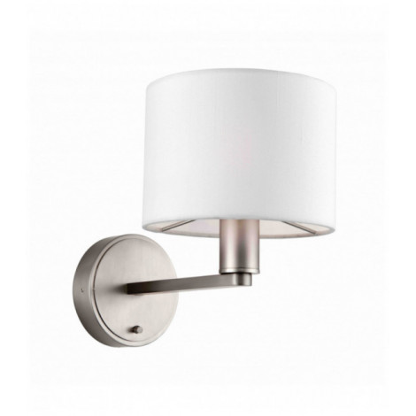 Applique Daley, nickel mat, avec abat-jour|Appliques murales|Luminaire Center