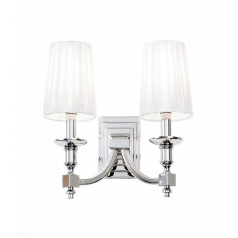 Applique Domina, nickel, 2 ampoules|Appliques murales|Luminaire Center
