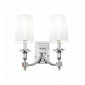 Applique Domina, nickel, 2 ampoules|Appliques murales|Luminaire Center