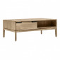 Table basse en bois design 2 tiroirs 2 niches L.120 cm - KASSIA|Table Basse|Meuble et moi