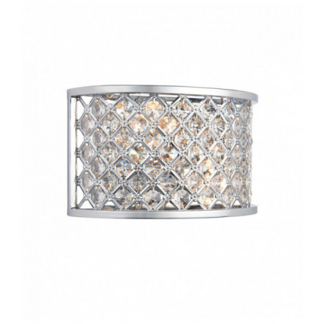 Applique Hudson, chrome et cristal|Appliques murales|Luminaire Center