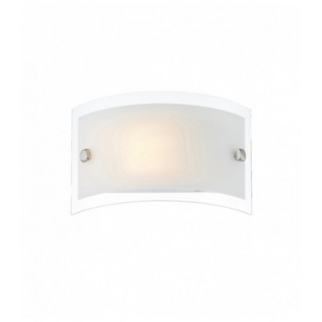 Applique Phelps, chrome et verre, 20 cm|Appliques murales|Luminaire Center