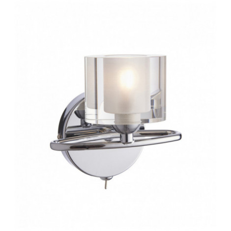 Applique Sonata, chrome et cristal, 1 ampoule|Appliques murales|Luminaire Center