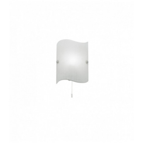 Applique Wave, chrome et verre|Appliques murales|Luminaire Center