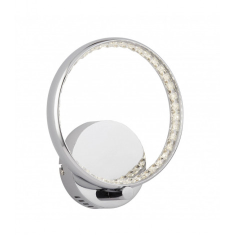 Applique Rings, en chrome et cristal|Appliques murales|Luminaire Center