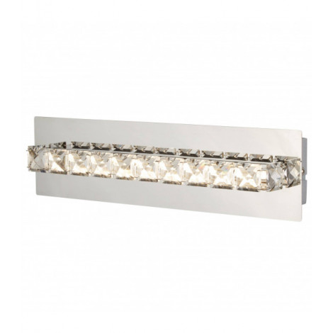 Applique Clover 8 cm, en chrome et cristal|Appliques murales|Luminaire Center