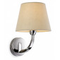 Applique Fairmont, acier inoxydable, avec abat-jour|Appliques murales|Luminaire Center