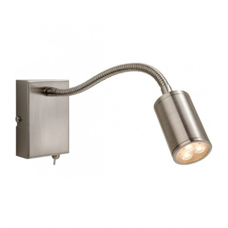 Applique flexible Orion, acier brossé|Appliques murales|Luminaire Center