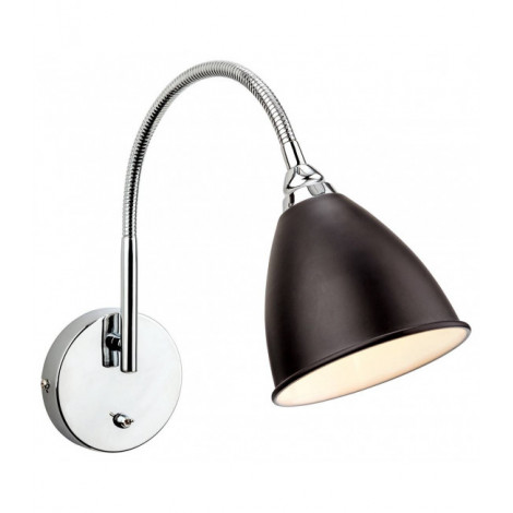 Applique Bari, noir / chrome|Appliques murales|Luminaire Center