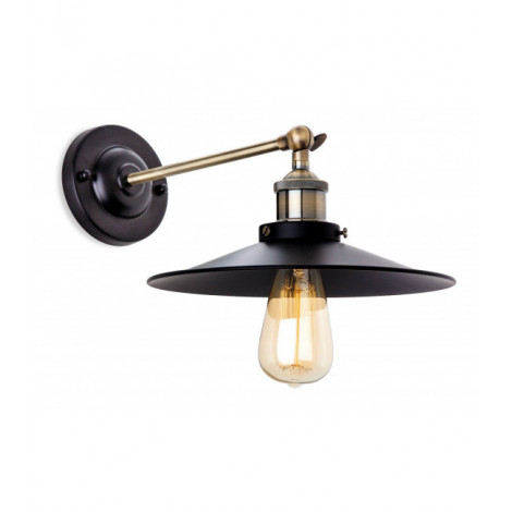 Applique Ashby, noir / laiton antique|Appliques murales|Luminaire Center