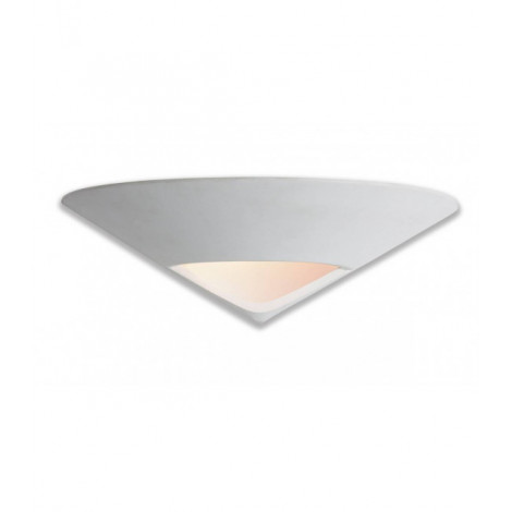 Applique Ceramic, plâtre et verre acide, 37 cm|Appliques murales|Luminaire Center