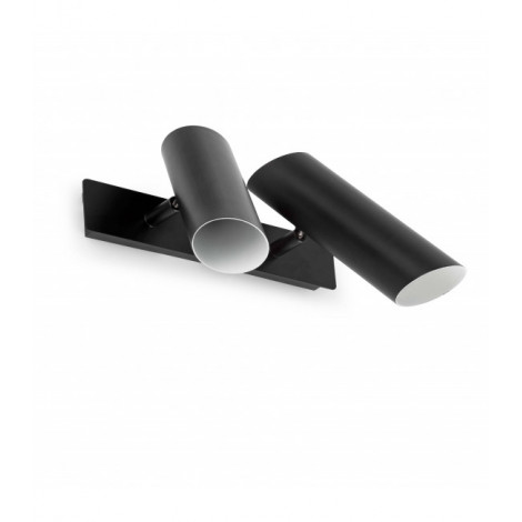 Aplique murale noire Link 2 ampoules|Appliques murales|Luminaire Center