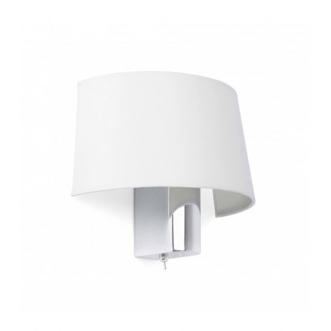 Aplique murale blanche Hotel H26,5 cm 1 ampoule|Appliques murales|Luminaire Center