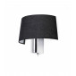 Aplique murale noire Hotel H20 cm 1 ampoule|Appliques murales|Luminaire Center