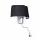 Aplique murale noire Hotel 1 ampoule|Appliques murales|Luminaire Center